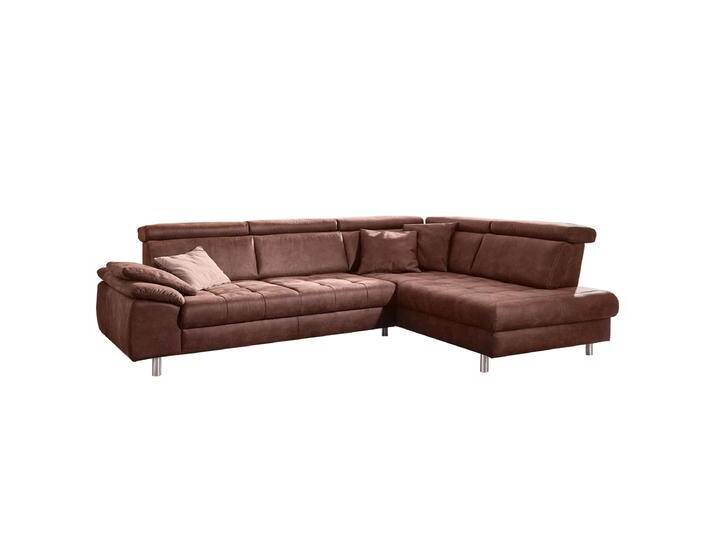 Dietsch Ecksofa Family Relax FR5 in braunem Stoffbezug mit eleganter Steppung auf der Sitzfläche Dietsch Ecksofa Family Relax FR5 in braunem Stoffbezug mit eleganter Steppung auf der Sitzfläche von Dietsch
