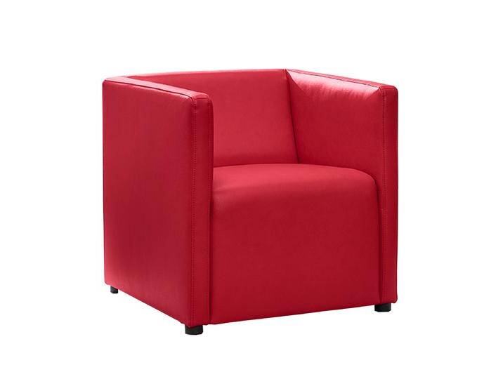 Dietsch Einzelsessel Basic 16 in farbenfrohem Stoff- oder Echtlederbezug auf einfachen Möbelgleitern Dietsch Einzelsessel Basic 16 in farbenfrohem Stoff- oder Echtlederbezug auf einfachen Möbelgleitern von Dietsch