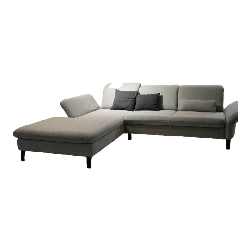 Polstergarnitur Green Line 6 Stoff Eco-Trend 17 Grau Metallfuß Schwarz von Dietsch