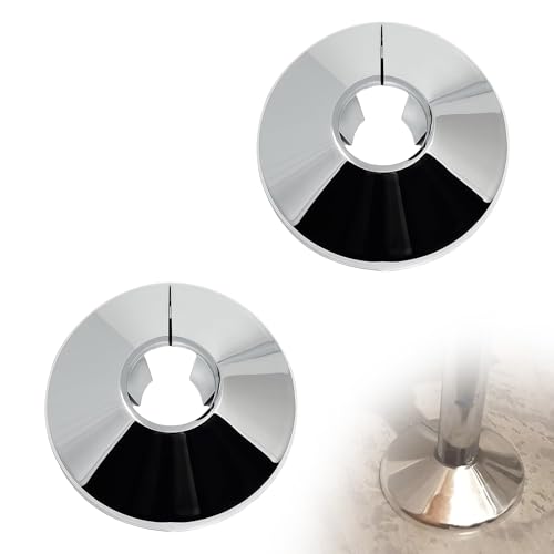 Diffaxy 2 Stück Rohrmanschetten Chrom-Rohrmanschetten, 15 mm Abdeckung Heizkörper, Heizkörper-Clip-Abdeckung zum Abdecken der Heizkörperrohrbasis Diffaxy 2 Stück Rohrmanschetten Chrom-Rohrmanschetten, 15 mm Abdeckung Heizkörper, Heizkörper-Clip-Abdeckung zum Abdecken der Heizkörperrohrbasis von Diffaxy