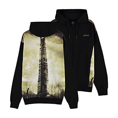Difuzed Herren Lord of The Rings-Pull à Capuche Zipper Homme (XL), blau, Einheitsgröße von Difuzed