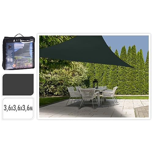Koopman shade sail triangle 3.6 meters Grey von Difuzed