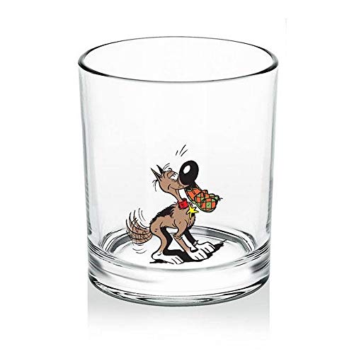 Lucky Luke Whisky Glass Rantanplan Toys Bicchieri Boccali von Difuzed