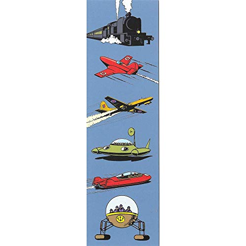ZigZag Editions Paper Bookmark Blake and Mortimer, Vehicles (50x170mm) von ZigZag Editions