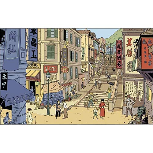 ZigZag Editions Postcard Blake and Mortimer: Mortimer as a lookout (15x10cm) von Difuzed