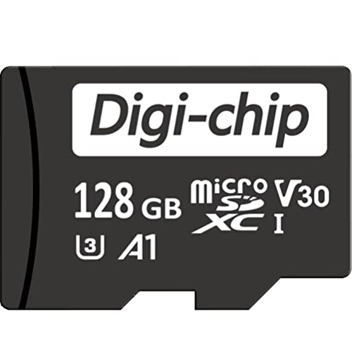 Digi-Chip 128 GB Micro-SDHC-Speicherkarte für Road Angel Dash Cam – Road Angel Go, Halo Ultra, Halo Drive, Halo Pro, Halo View, Halo Deluxe Dashcam Kamera-Speicherkarte von Digi-Chip