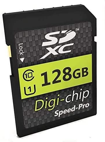 Digi-Chip Digi Chip SDXC-Speicherkarte, Class 10, für Canon EOS 250D, Canon EOS 5D Mark IV, Canon EOS 6D Mark II, Canon EOS 850D von Digi-Chip