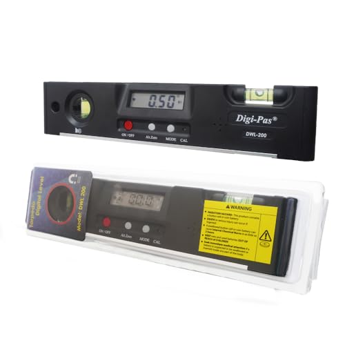 Digi-Pas DWL 200 Digitale Wasserwaage Torpedo 20 cm mit Genauigkeit 0,1° Digi-Pas DWL 200 Digitale Wasserwaage Torpedo 20 cm mit Genauigkeit 0,1° von Digi-Pas