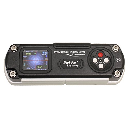 Digi-Pas DWL 3000XY Bluetooth - Digitale 2-Achsen Maschinen-Wasserwaage mit Genauigkeit 0,01° von Digi-Pas