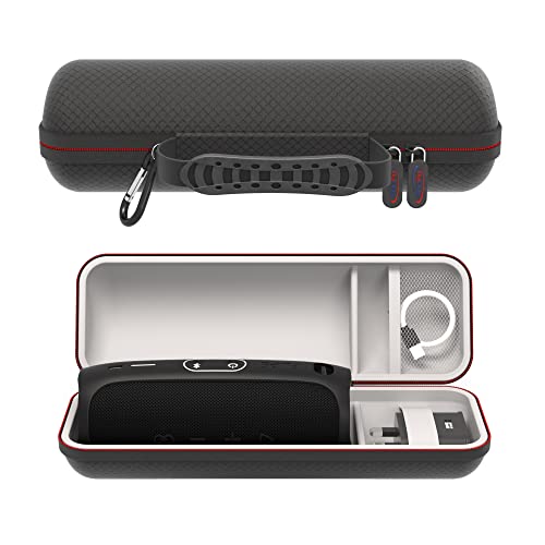 Digicharge Hartschale für JBL Flip 7, Flip 6, Flip Essential 2, Flip 6 Martin Garrix, Flip 5 4 3 / JBL Tuner 2 / Ultimate Ears Boom 3 2 Tragbarer Bluetooth-Lautsprecher – Schwarz Tasche Digicharge Hartschale für JBL Flip 7, Flip 6, Flip Essential 2, Flip 6 Martin Garrix, Flip 5 4 3 / JBL Tuner 2 / Ultimate Ears Boom 3 2 Tragbarer Bluetooth-Lautsprecher – Schwarz Tasche von DigiCharge