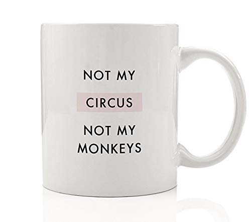Digibuddha Lustige Kaffeetasse mit Aufschrift "Not My Circus Not My Monkeys Witty Polish Sprichwort Spruch Your Problem Not Mine Nie mój cyrk, nie moje malpy Present Mom Boss Coworker 325 ml Digibuddha Lustige Kaffeetasse mit Aufschrift "Not My Circus Not My Monkeys Witty Polish Sprichwort Spruch Your Problem Not Mine Nie mój cyrk, nie moje malpy Present Mom Boss Coworker 325 ml von Digibuddha