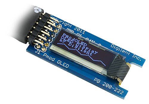 Pmod OLED: 128x32 Pixel OLED Monochrom-Display von Digilent