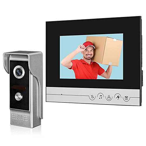 HFeng Video-Türsprechanlage 7 Zoll klar Display Intercom System-Einheiten Türklingel für Home-Video-Türklingel Kamera Nachtsicht Max bis 100 Meter HFeng Video-Türsprechanlage 7 Zoll klar Display Intercom System-Einheiten Türklingel für Home-Video-Türklingel Kamera Nachtsicht Max bis 100 Meter von Diginex