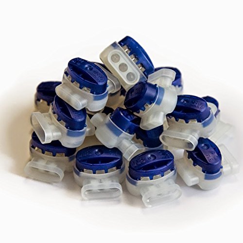 Digisky®-SET: 50 Stück wasserdichte Kabelverbinder für Automower von Husqvarna und Gardena Mähroboter (R40Li, R45 Li, R70Li) (3M Scotchlok Verbinder 314, 0,5 – 1,5qmm) von Digisky