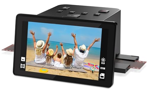 Digitaler Film- und Dia-Scanner mit großem 5-Zoll-LCD-Bildschirm, Dia-Scanner zum Digitalisieren Negativ-Scanner, konvertiert 135, 126 KPK, 110 Negative und Super 8-22 Film Digitaler Film- und Dia-Scanner mit großem 5-Zoll-LCD-Bildschirm, Dia-Scanner zum Digitalisieren Negativ-Scanner, konvertiert 135, 126 KPK, 110 Negative und Super 8-22 Film von DigitPro