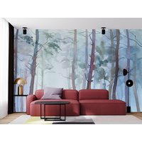 Abnehmbare Tapete Schälen Und Stick Wand Papier Wandbild - Natur, Wald von DigitalIcons