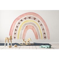 Mittelgroße Boho Regenbogen Wandaufkleber Wandbild Ideal Für Kinderzimmer, Foto Requisite, Baby Shower, Baby, Schlafzimmer Dekoration von DigitalIcons
