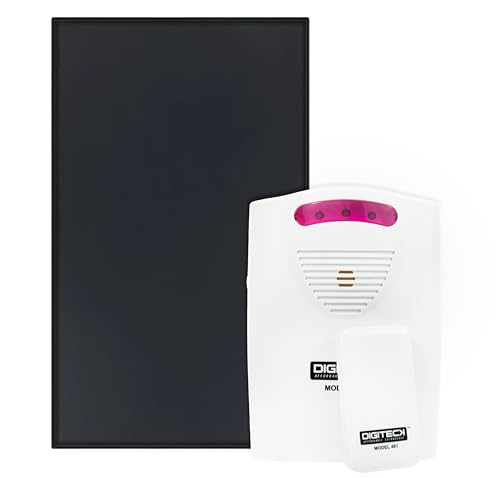 Digiteck Tech Kabellose Druckmatte Türklingel und Alarmanlagen, Weiß & Schwarz Digiteck Tech Kabellose Druckmatte Türklingel und Alarmanlagen, Weiß & Schwarz von digiteck