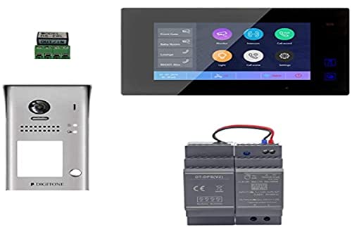 Digitone DIGI7W Video-Türsprechanlage mit Farbmonitor, 17,8 cm (7 Zoll) von Digitone by Gates