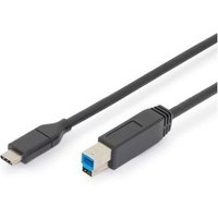 ASSMANN - USB Typ-C-Kabel - 24 pin USB-C zu USB Type B - 1.8 m ASSMANN - USB Typ-C-Kabel - 24 pin USB-C zu USB Type B - 1.8 m von Digitus