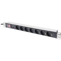 Digitus DN-19 PDU-7SO 19 Zoll Netzwerkschrank-Steckdosenleiste Schutzkontaktsteckdose Überspannungs von Digitus