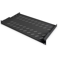 Digitus Fachboden 19"-Schränke festeinbau ab 400mm Tiefe bis 15kg 1HE RAL9005 schwarz (DN-19 TRAY-1-SW) von Digitus