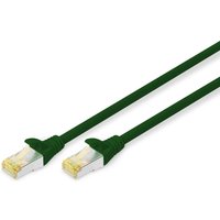 DIGITUS Patch-Kabel RJ-45 (M) zu RJ-45 (M) 0.25m Kupfer S/FTP Cat 6a grün von Digitus