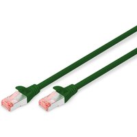 DIGITUS Patch-Kabel RJ-45 (M) zu RJ-45 (M) 0.5m Kupfer S/FTP Cat 6 grün (DK-1644-005/G) von Digitus