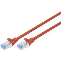 DIGITUS Patch-Kabel RJ-45 (M) zu RJ-45 (M) 5m CCA SF/UTP Cat 5e rot (DK-1532-050/R) von Digitus