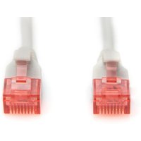 DIGITUS Patch-Kabel Slim RJ-45 (M) zu RJ-45 (M) 2m Kupfer U/UTP Cat 6 grau (DK-1617-020S) von Digitus