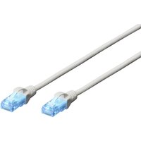 DK-1512-0025 RJ45 Netzwerkkabel, Patchkabel cat 5e u/utp 0.25 m Grau 1 St. - Digitus von Digitus