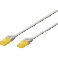 DK-1613-A-005 RJ45 Netzwerkkabel, Patchkabel cat 6a u/utp 0.50 m Grau Halogenfrei, verdrillt - Digitus von Digitus