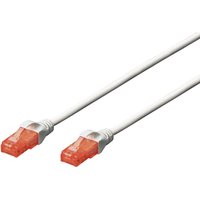 Digitus - DK-1617-0025/WH RJ45 Netzwerkkabel, Patchkabel cat 6 u/utp 0.25 m Weiß Halogenfrei, verdrill von Digitus