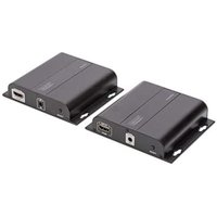 DS-55343 usb-c to hdmi Extender - uhd 4K 120 Hz - 30 m über Cable lan - Set: Sender und Empfänger - hdmi 2.1, hdcp 2.3, usb 3.1 - hdr, Deep Colour von Digitus