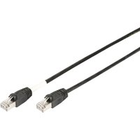 Digitus - DK-1644-050/BL-OD RJ45 Netzwerkkabel, Patchkabel cat 6 s/ftp 5.00 m Schwarz UV-Beständig, ve von Digitus