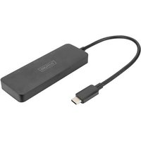 Digitus DS-45333 HDMI / USB-C® Adapter [1x USB-C® - 3x HDMI-Buchse] Schwarz HDMI-fähig, High Spee von Digitus