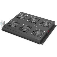 Digitus Dachlüftermodule für 19" Unique Schränke 6 Lüfter RAL9005 schwarz von Digitus