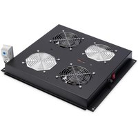 Digitus Dachlüftermodule für 19" Unique- und Dynamic Basic Schränke 2 Lüfter RAL9005 schwarz (DN-19 FAN-2-B-N) von Digitus