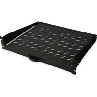 Digitus Fachboden 19"-Schränke ausziehbar ab 450mm Tiefe bis 30kg 2HE RAL9005 schwarz von Digitus