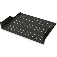 Digitus Fachboden 19"-Schränke festeinbau ab 450mm Tiefe bis 25kg 2HE RAL9005 schwarz (DN-19 TRAY-2-SW) von Digitus