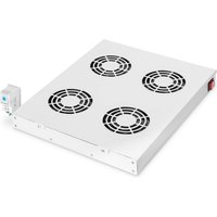 Digitus Lüftermodule für 19"-Schränke 4 Lüfter RAL7035 grau (DN-19 FAN-4-HO) von Digitus