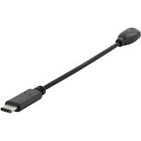 Digitus USB-Kabel USB 2.0 USB-C® Stecker, USB-Micro-B Buchse 0.15m Schwarz Rund, beidseitig verwend von Digitus