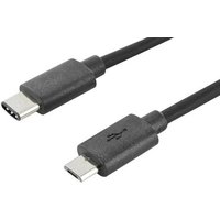 Digitus USB-Kabel USB 2.0 USB-C® Stecker, USB-Micro-B Stecker 1.80m Schwarz Rund, beidseitig verwen Digitus USB-Kabel USB 2.0 USB-C® Stecker, USB-Micro-B Stecker 1.80m Schwarz Rund, beidseitig verwen von Digitus
