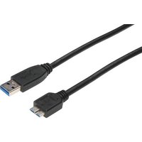 Digitus USB-Kabel USB 3.2 Gen1 (USB 3.0 / USB 3.1 Gen1) USB-A Stecker, USB-Micro-B 3.0 Stecker 1.80m von Digitus