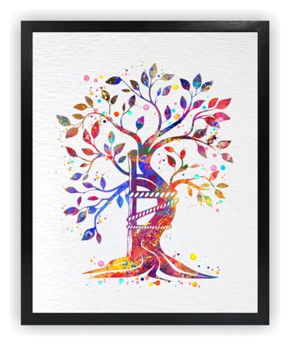 Dignovel Studios 28 x 35 cm ungerahmtes orthopädisches Baumschild, Symbol, Aquarell-Kunstdruck, krummen Baum, Orthopädie, Chiropraktiker, Wandbehang, Dekoration, DN928 Dignovel Studios 28 x 35 cm ungerahmtes orthopädisches Baumschild, Symbol, Aquarell-Kunstdruck, krummen Baum, Orthopädie, Chiropraktiker, Wandbehang, Dekoration, DN928 von Dignovel Studios