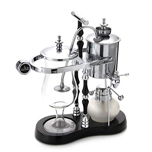 Diguo Belgischer Siphon / Siphon / Siphon Kaffeemaschine Eleganter doppelt geriffelter Fulcrum mit T-Griff von Diguo