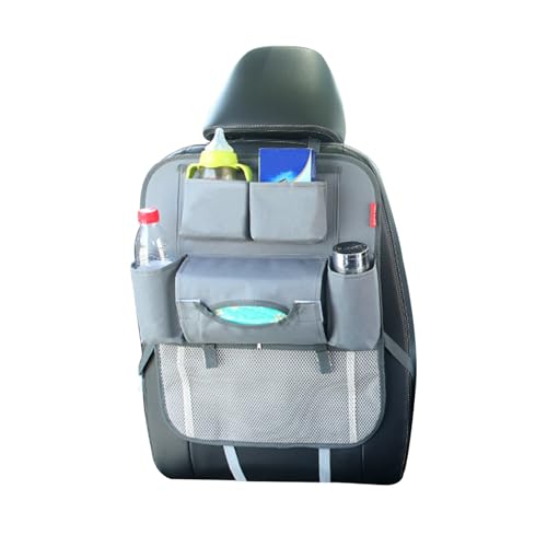 Auto-Organizer Auto-Rücksitz-Organizer Grau Wasserdichtes Ochsenfalt-Tuch Autositz-Organizer für Kinder mit Multi-Pocket-Pad Tablet-Aufbewahrung Kick-Matten Kinderspielzeug Tasche Rücksitzschutz Auto-Organizer Auto-Rücksitz-Organizer Grau Wasserdichtes Ochsenfalt-Tuch Autositz-Organizer für Kinder mit Multi-Pocket-Pad Tablet-Aufbewahrung Kick-Matten Kinderspielzeug Tasche Rücksitzschutz von DiiWmme