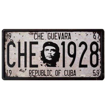 DiiliHiiri Nummernschild Che Guevara Retro Heimdekoration Vintage Kuba DiiliHiiri Nummernschild Che Guevara Retro Heimdekoration Vintage Kuba von DiiliHiiri
