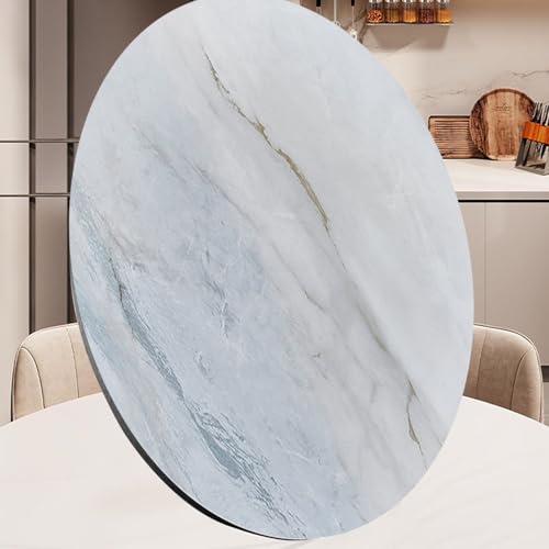 Dijateman 60 70 80 90 100cm Runde Tischplatte Drehteller, Großer Drehbar Servierteller für Esstisch, vielseitig Lazy Susan, Rotierende Tablett Stabil Silent(Blue,40in) von Dijateman
