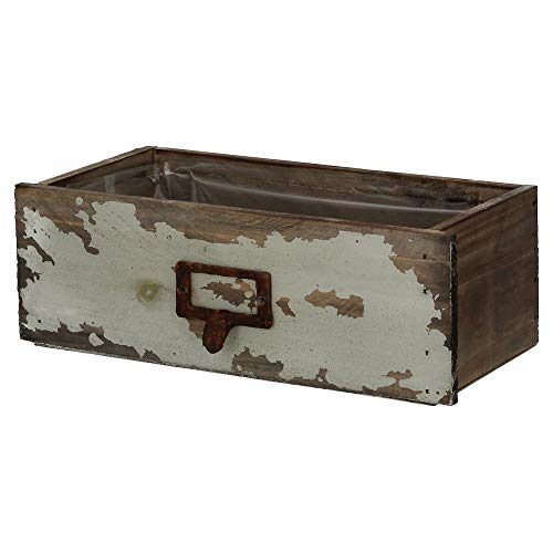 Dijk Natural Collection Schubladen-Pflanzgefäß Vintage braun von Dijk Natural Collections